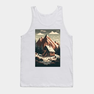 Mountain Cabin Dreams Tank Top